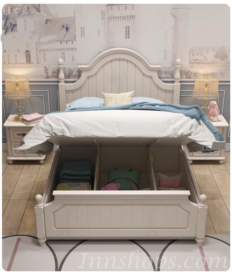 兒童傢俬系列 油壓公主床*4呎 (不包床褥)(IS7506)
