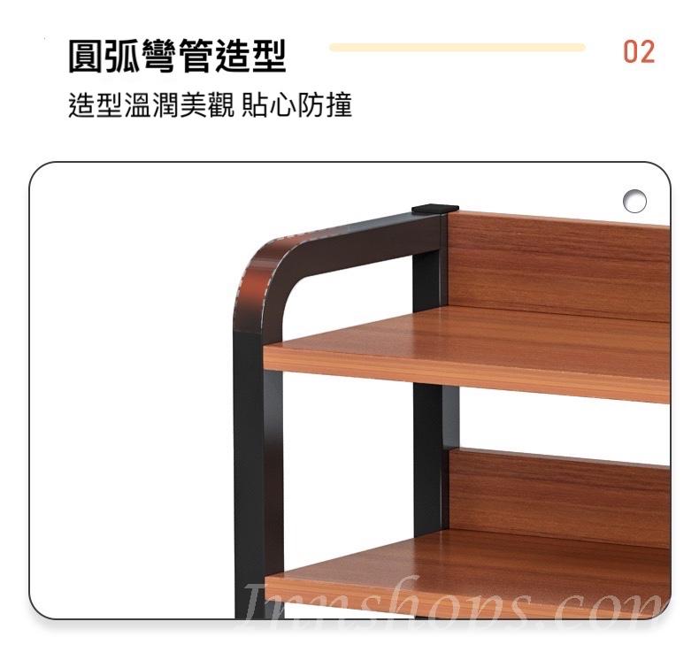 時尚系列 書台電腦桌書桌連書架 (IS7633)