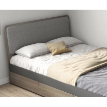 北歐系列雙人床*4呎(不包床褥) (IS7614)
