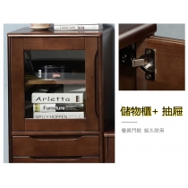日式實木橡木 電視櫃 茶几 組合 *150/180cm (IS4779)
