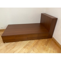 訂造 雙人床儲物床（不包床頭櫃）*可自訂呎吋 (IS6697)