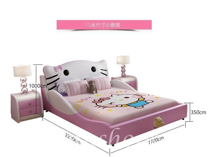 兒童皇國 包皮系列 卡通人物款 兒童床 小朋友床 可訂做呎吋(不包床褥)(IS5250)