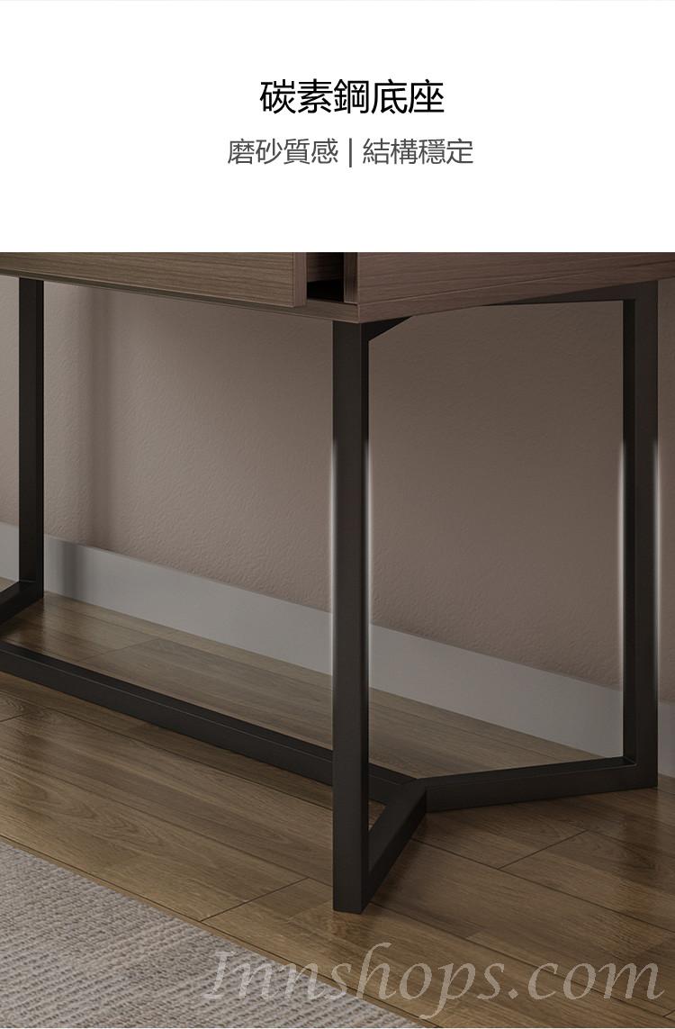 北歐摩登系列 書桌書架一體家用電腦桌現代簡約書房家具 *100/120cm (IS7799)