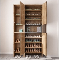 北歐品味鞋櫃一體玄關家用門口大容量儲物隔斷櫃衣帽鏡櫃(IS5860)
