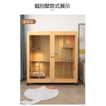 貓別墅實木貓籠子貓舍家用貓窩兩層貓咪超大貓屋*60/90/120cm（IS7771）