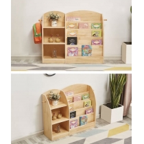 芬蘭松木系列 實木收納兒童書架（IS7827）