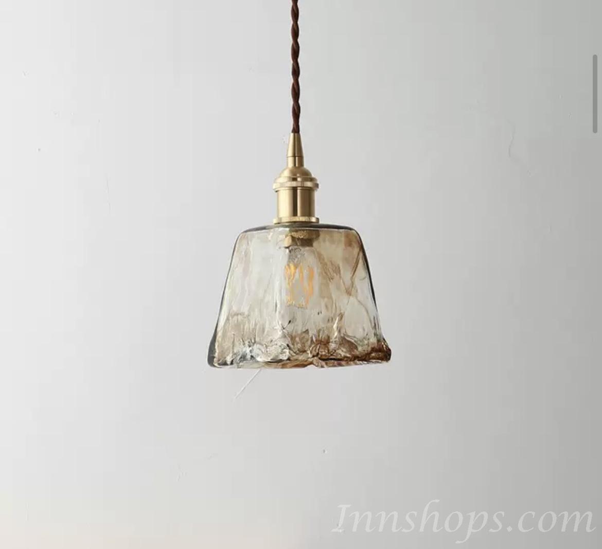 玻璃復古黃銅吊燈(IS3930) - 吊燈- 燈飾- 田園時尚家居
