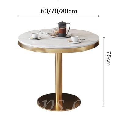 鐵藝系列  岩板餐桌椅套裝 *60/70/80cm (IS6963)