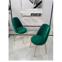 北歐餐椅現代簡約家用靠背椅咖啡餐桌椅創意休閑椅子(IS7927)