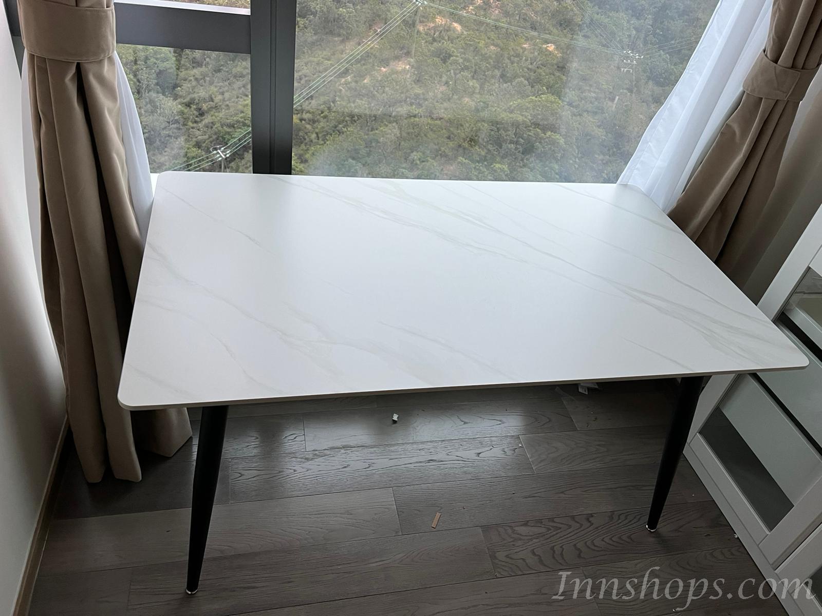 北歐系列岩板輕奢餐枱餐桌椅組合*120/140cm (IS7561)