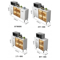 臥室現代簡約餐邊櫃家用廚房櫃子收納儲物櫃靠墻置物櫃酒櫃茶水櫃80cm/120cm/140cm/160cm (IS7947)