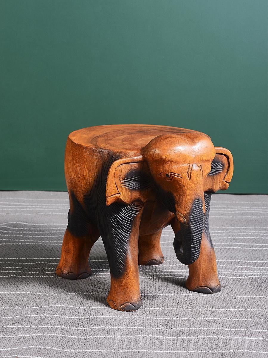 Southeast Asian Style 泰國實木大象凳子 墩木凳 換鞋凳茶几家具 (IS0268)