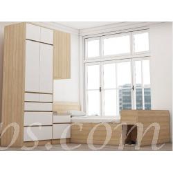 訂造 多功能 衣櫃 雙人床 儲物床 床頭櫃  (IS4300)