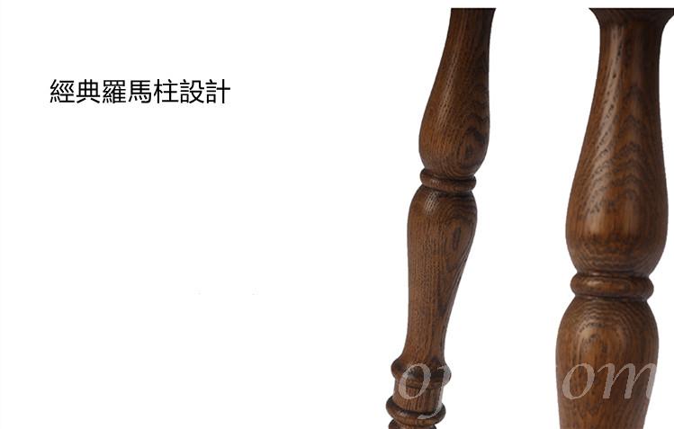 Craft culture 美式復古藝術flower茶几 橡木角几60cm (IS0456)