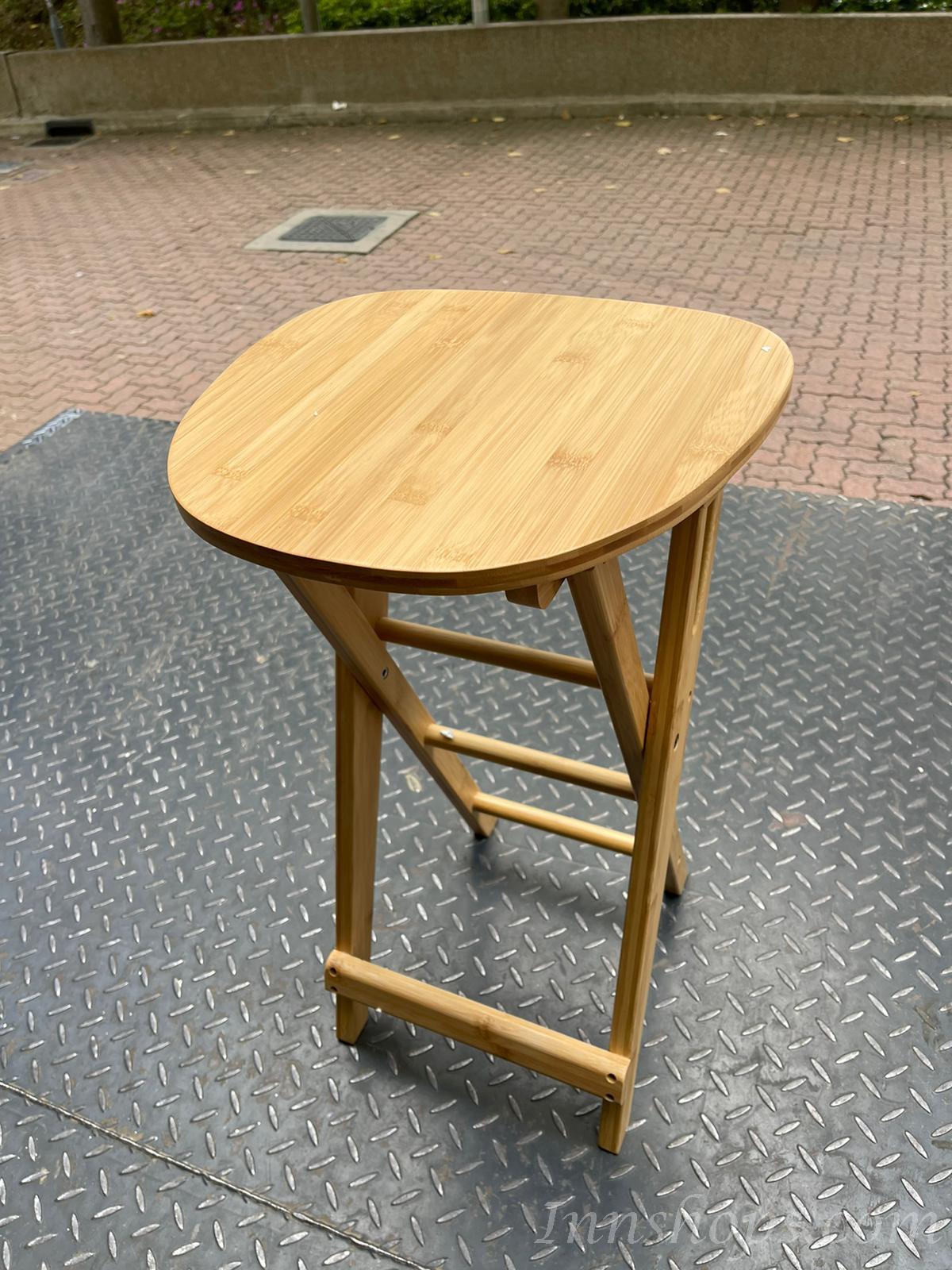 竹製摺疊吧椅 (IS7475)