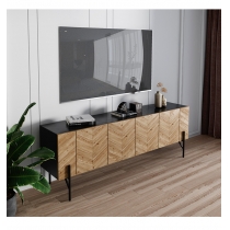 北歐創意藝術電視櫃 實木餐邊櫃茶几組合(IS0325)