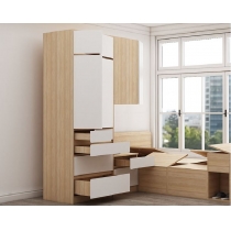訂造 多功能 衣櫃 雙人床 儲物床 床頭櫃  (IS4300)