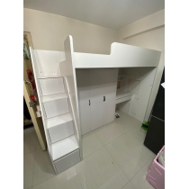 訂造 組合床+衣櫃+書枱+梯櫃（3呎內） *可自訂呎吋（IS7906）