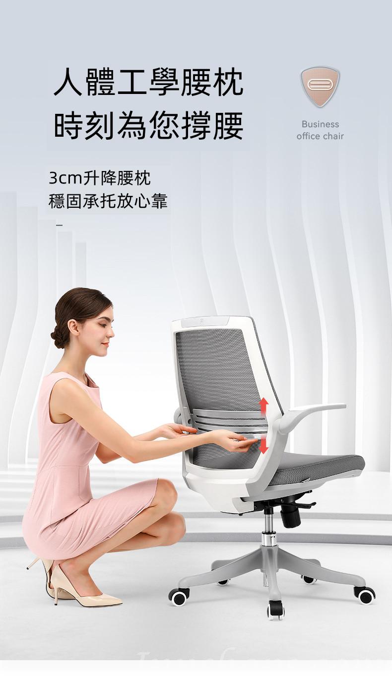 人體工學椅電腦椅家用椅子 學習椅舒適久坐辦公轉椅（IS8042）