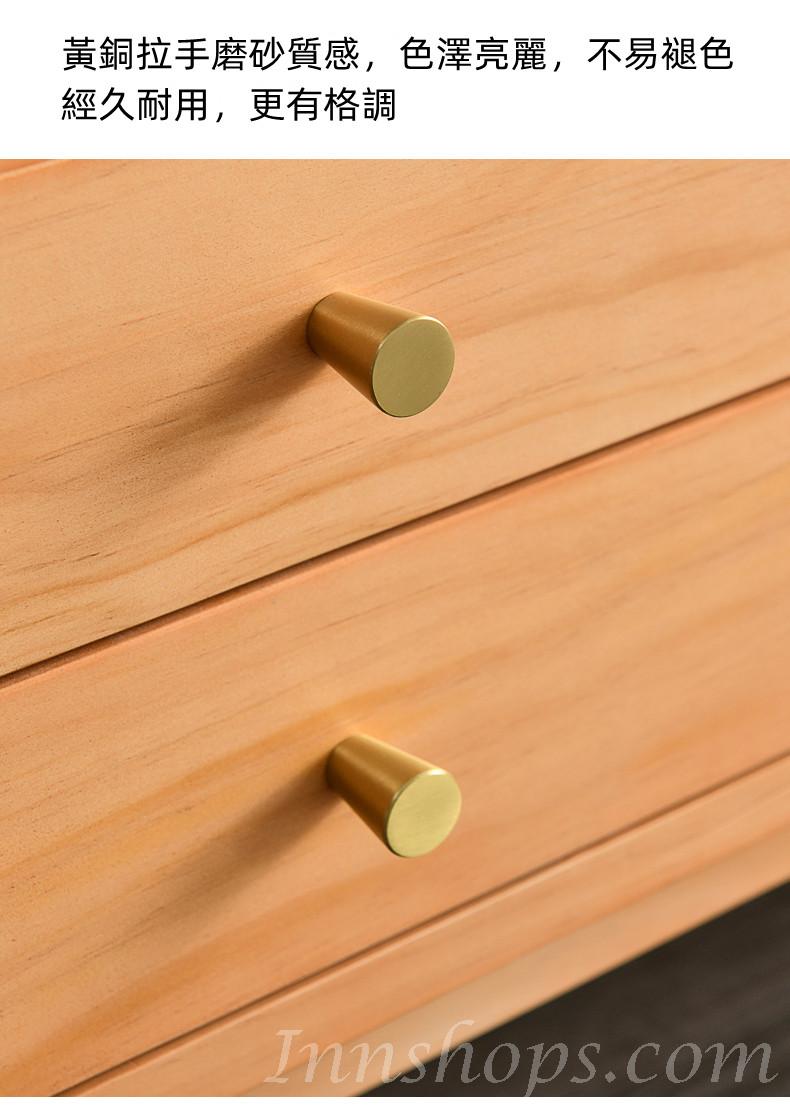 芬蘭松木系列 實木餐邊櫃簡約現代家用小戶型茶水櫃組合儲物櫃120cm/150cm(IS8049)
