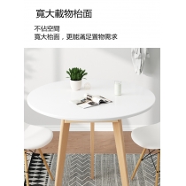 簡約現代茶几 小戶型實木家用小圓桌 創意小桌子40cm/48cm/60cm/70cm/80cm（IS8047）