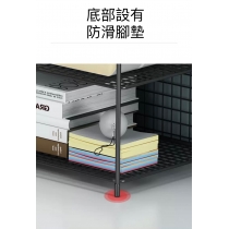 時尚系列 桌面置物架 書架簡易桌上書本收納小書櫃鐵藝辦公分層架子 (IS8075)