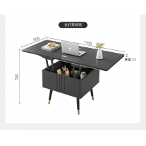 北歐格調系列 創意小戶型折疊茶几 餐桌兩用多功能岩板飯桌 （IS8125）