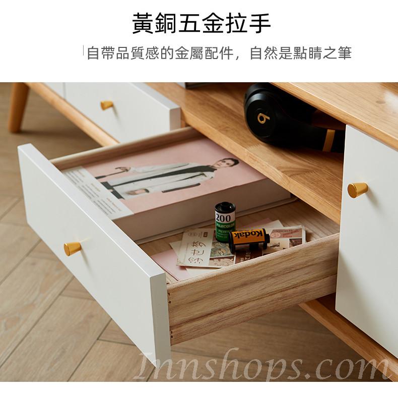 日式實木橡木系列 電視櫃 原木風地櫃 茶几*120cm/160cm/180cm/200cm（IS8278）