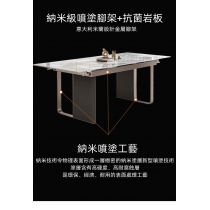 意式氣派系列 輕奢岩板可伸縮餐桌 /伸縮餐桌椅組合 120/130/150cm (IS8228)