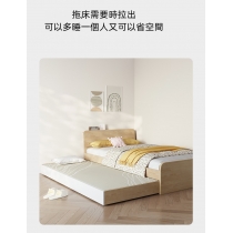 日式品味系列 子母床 儲物收納床 4呎(不包床褥)（IS8255）