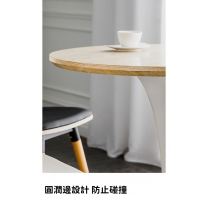 北歐輕奢 圓形小戶型餐桌 咖啡廳圓桌*60/70/80/90/100/120cm (IS8276)