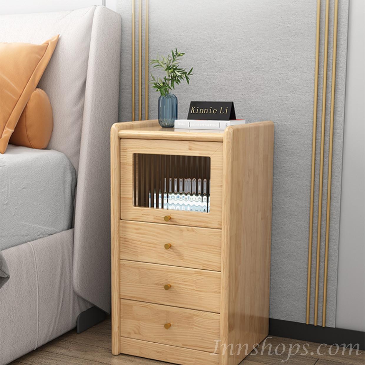 芬蘭實木松木系列 小型床邊櫃 床頭櫃/茶几 33cm (IS8336)