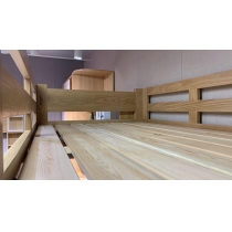 北歐實木系列 白橡木碌架床*可訂造呎吋 (不包床褥)(IS7768)