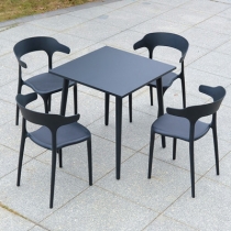 戶外室外休閒碳鋼桌 外擺餐桌椅子60cm/70cm/80cm/120cm/150cm(IS8327）
