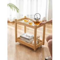 楠竹系列 可移動小茶几 迷你床頭小桌子邊几51.5cm （IS8433）