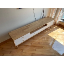 日式實木橡木系列 電視櫃 原木風地櫃 茶几*120cm/160cm/180cm/200cm（IS8278）