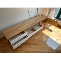 日式實木橡木系列 電視櫃 原木風地櫃 茶几*120cm/160cm/180cm/200cm（IS8278）