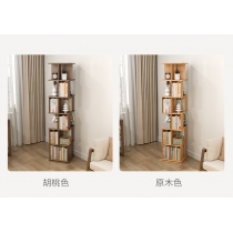 日式實木橡木系列 360度書櫃  旋轉書架40cm（IS8538）