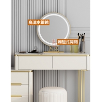 北歐輕奢岩板 90cm梳妝枱帶鏡可配搭收納/電視櫃(6款選擇) (IS8604)