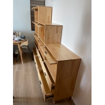 芬蘭松木系列 實木書架書櫃(櫃桶)80cm (IS7374)