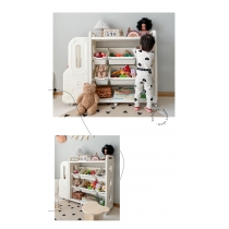 兒童  閱讀架玩具收納可移動書櫃*120cm (IS8662)
