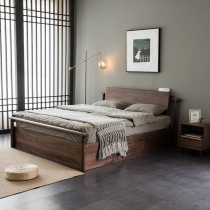 訂造傢俬北歐實木系列白橡木雙人床油壓床*可訂造呎吋(不包床褥)(IS6831)