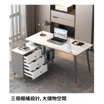 時尚 輕奢轉角L型 電腦桌 書台*120cm (IS8349)