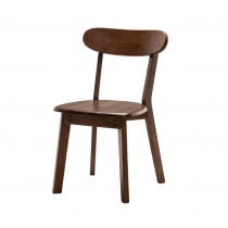 陳列品$499 日式橡木系列 實木餐椅 原木色/胡桃木色 (IS8717)