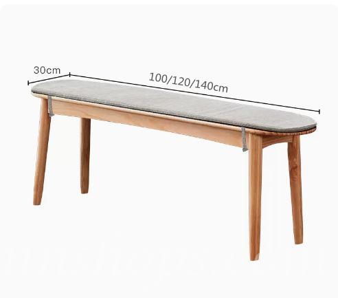 芬蘭松木 實木長凳(可配拆洗式坐墊)100/120/140cm (IS8756)