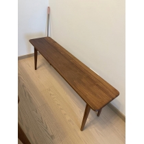 訂造傢俬 訂造實木黑胡桃木餐桌餐椅長凳 *可自訂呎吋 (IS6829)