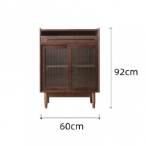 芬蘭松木系列實木餐邊櫃茶水櫃原木儲物櫃窄型置物櫃*60cm/75cm/100cm（IS7865）