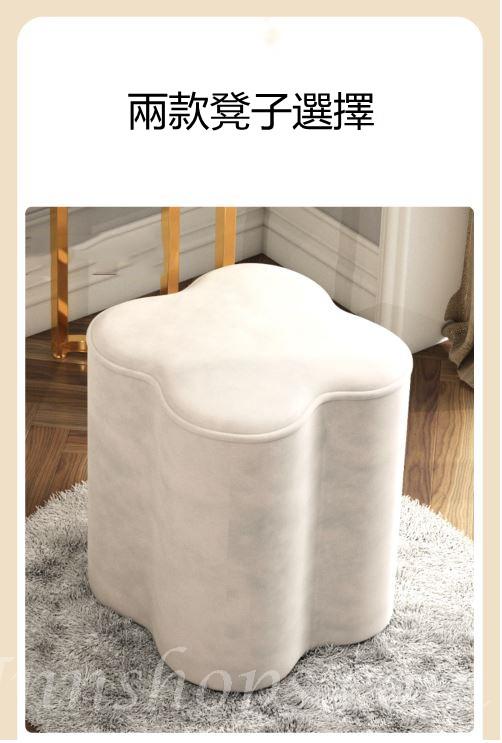 北歐格調系列輕奢實木岩板小户型梳妝台 送妝凳*50/60/70cm (IS8829)