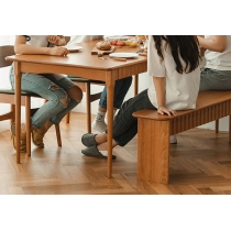 芬蘭松木 日式實木餐枱/長方形餐桌(不包餐椅) 120/140/160cm (IS8864)