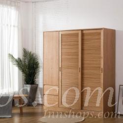 訂造傢俬白橡木糸列北歐實木系列 白橡木衣櫃*可訂造呎吋 （IS8961）